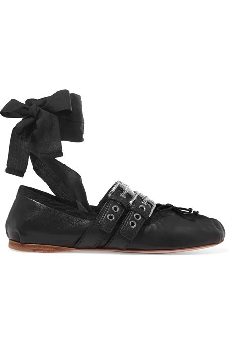 miu miu black flats|Women's flats shoes, flats sandals .